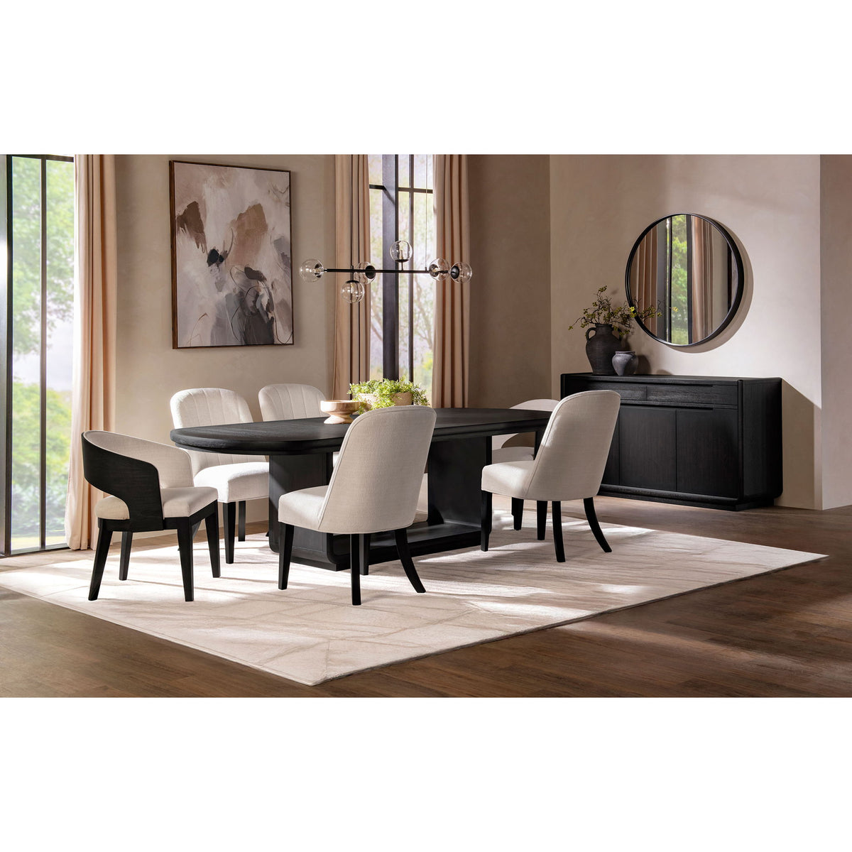 Bangor - Dining Table Set With Upholstered Chairs