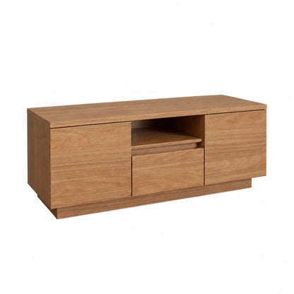 TV Stand For TVs Up To 50" With 1 Drawer And 2 Doors - Oak
