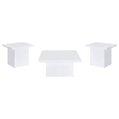 Eldridge - Coffee Table Set With Square Tops