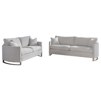 Corliss - Upholstered Arched Arm Sofa Set