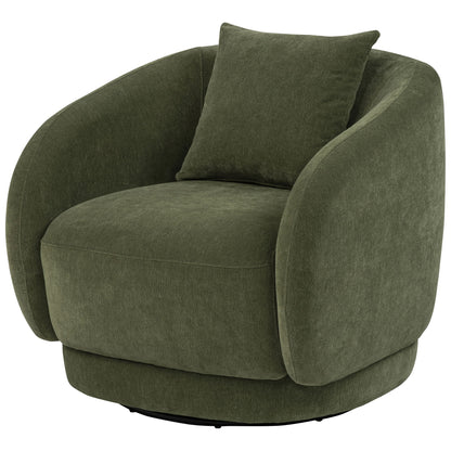 Harlan - Swivel Accent Chair - Green