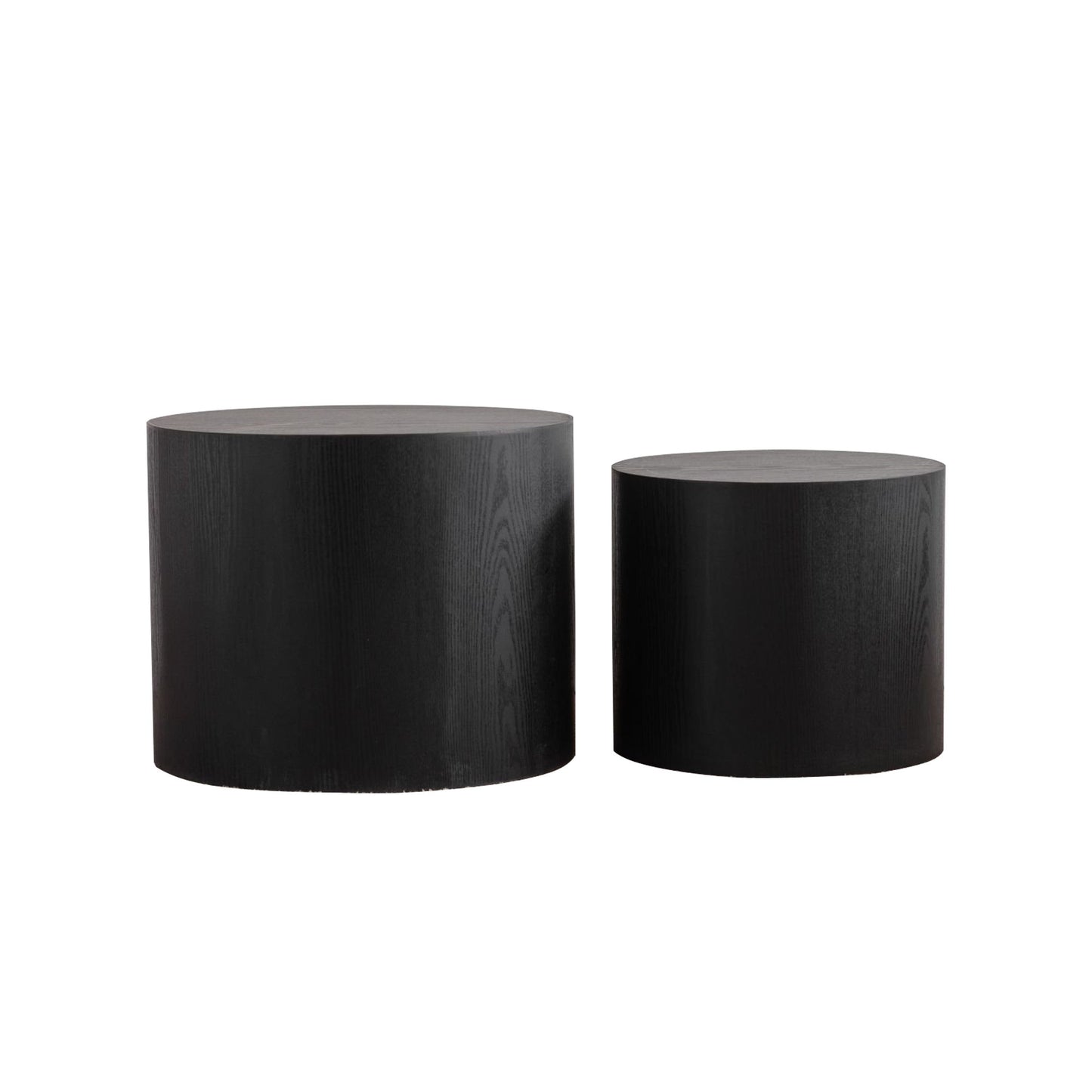 Round Nesting Coffee Table For Small Space (Set of 2)