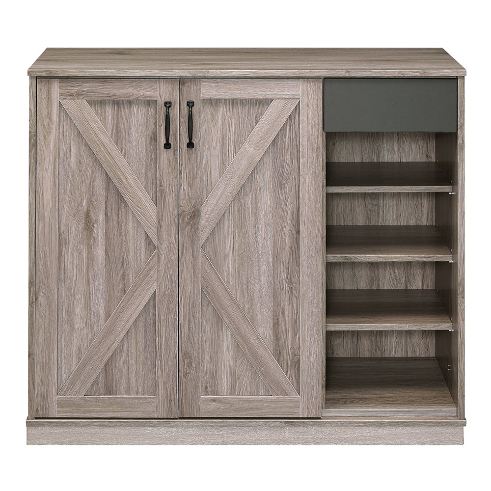 Toski - Shoe Cabinet - Rustic Gray Oak