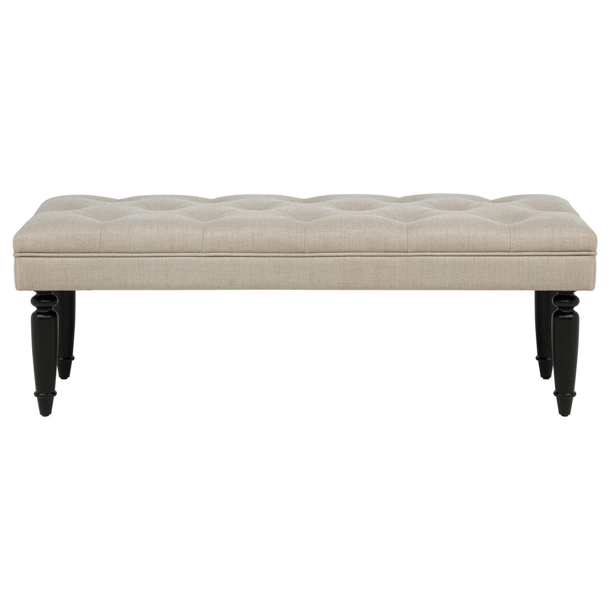 Upholstered Entryway Accent Bench - Beige