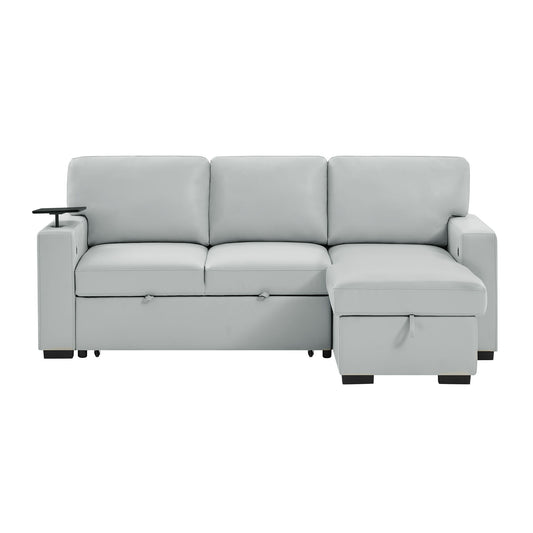 Tracey - Sofabed With Pullout - Silver