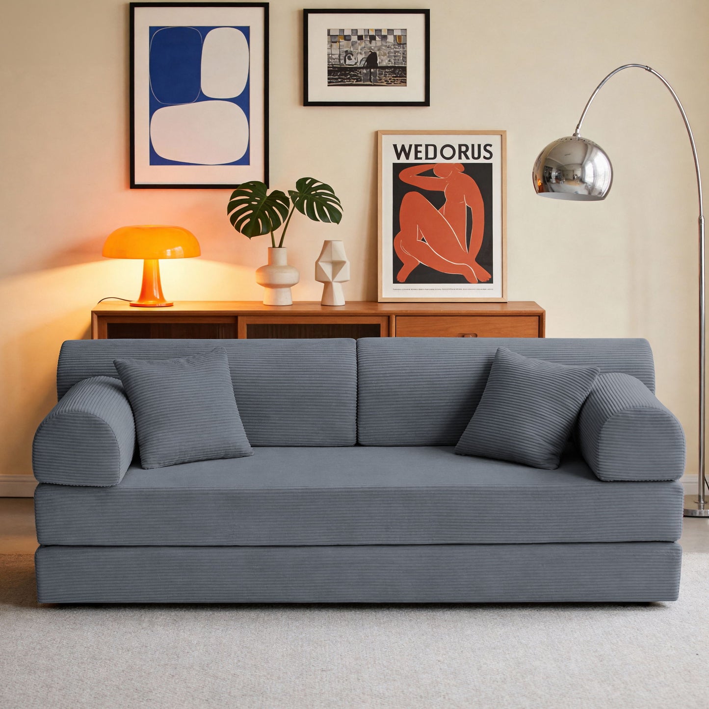 Convertible Sleeper Sofa Bed For Living Room