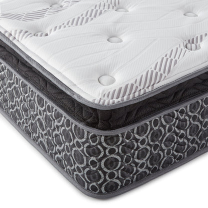 Constance - 11" Pillow Top Hybrid Mattress With Memory Foam And Open Coils