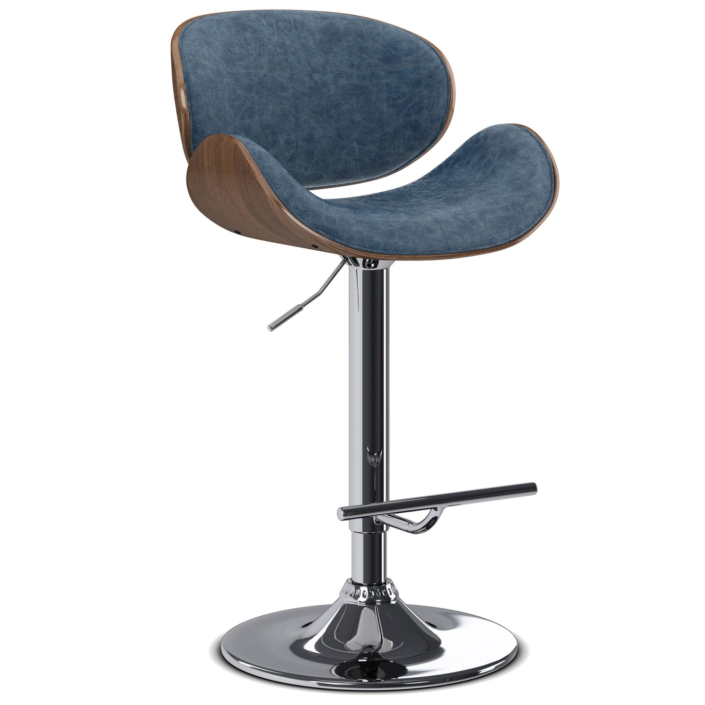 Marana - Multifunctional Handcrafted Bentwood Adjustable Swivel Bar Stool