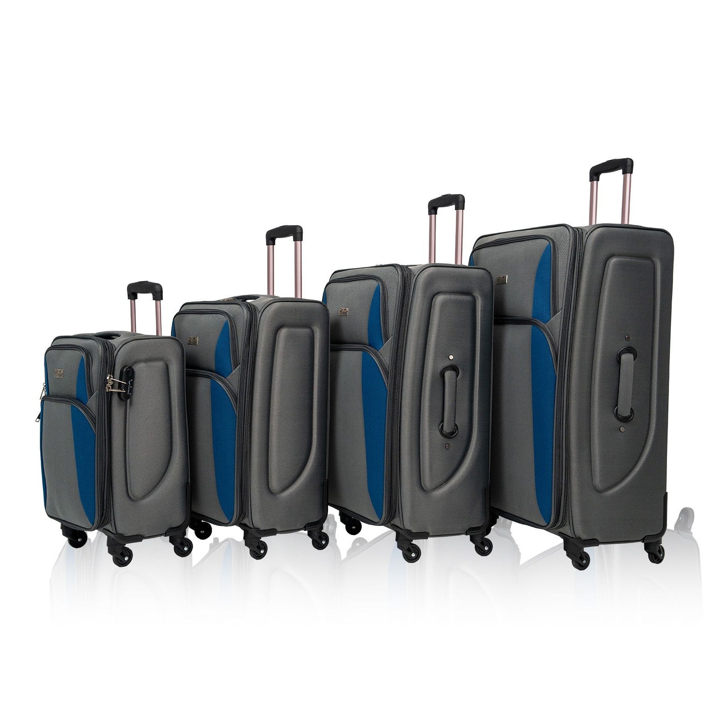 4 Piece Set Softshell Luggage
