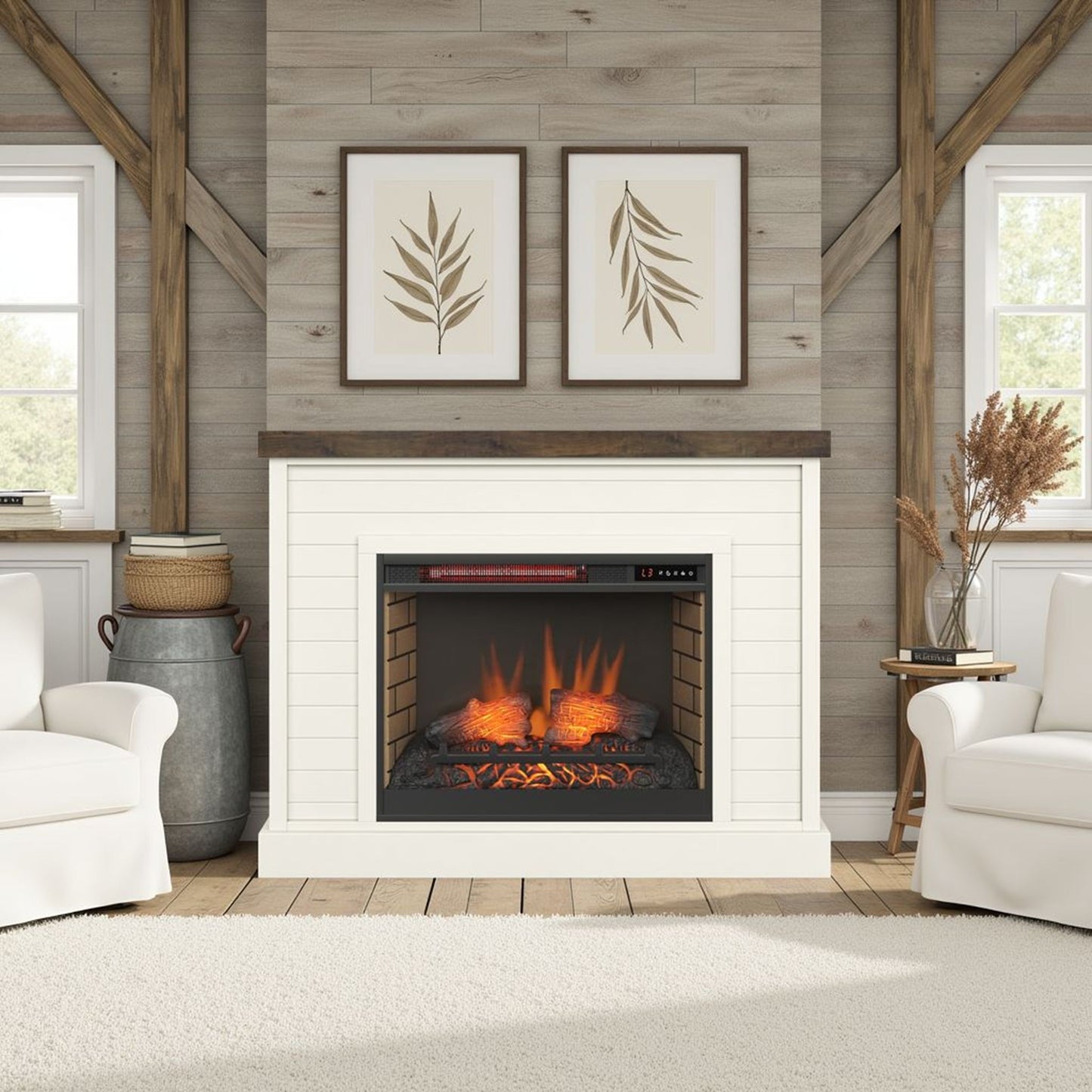 Washington - 48" Fireplace With Mantel