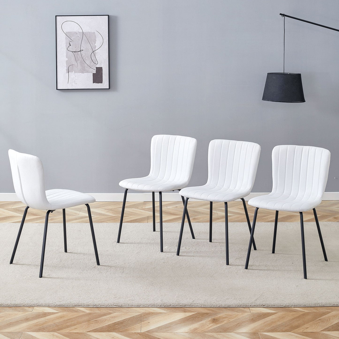 Luxury Minimalist Dining Chairs (Set of 4)