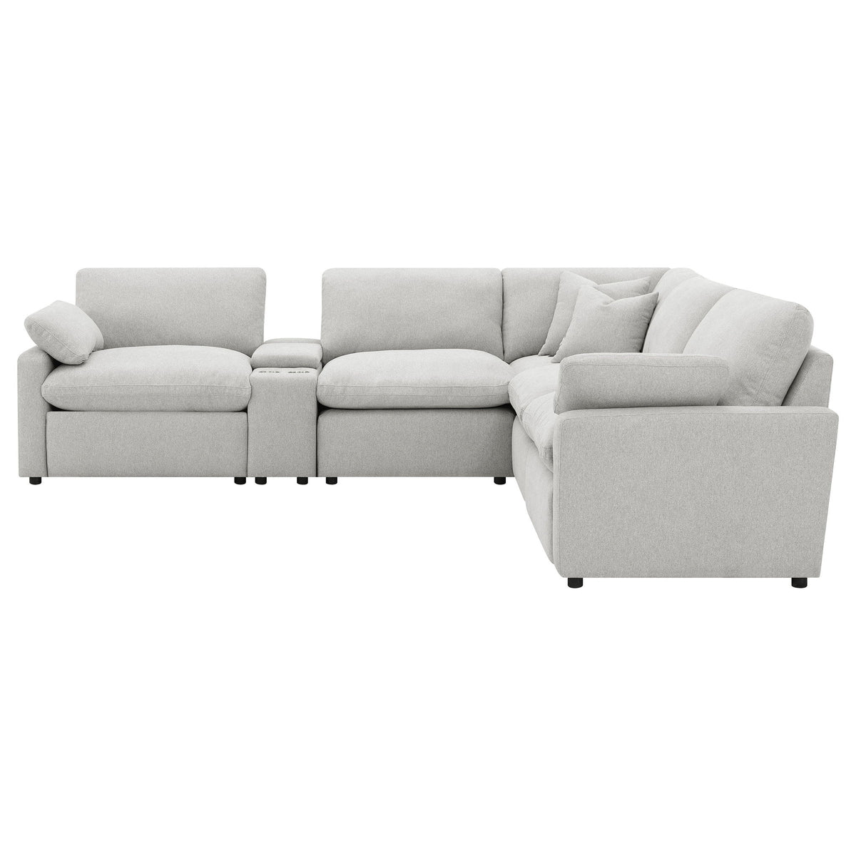 Hollander - 6 Piece Modular Power Reclining Sectional Sofa