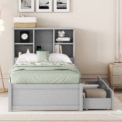 Bed Frame With Built In USB Port And 2 Drawers