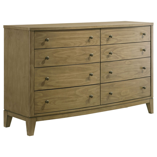 Menlo - 8 Drawer Dresser Cabinet - Natural