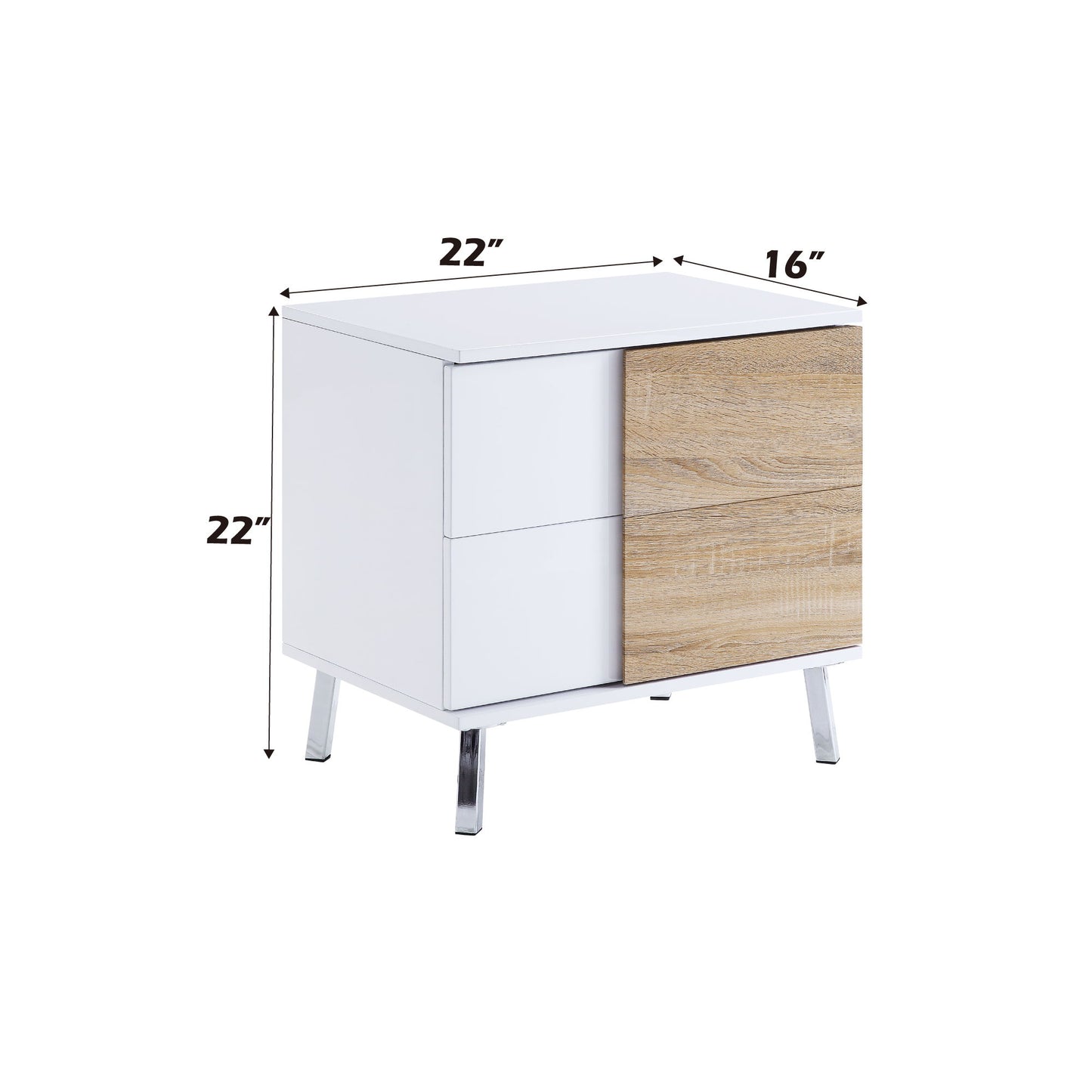 Verux - End Table - White