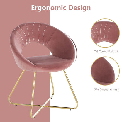 Modern Accent Velvet Lounge Chair