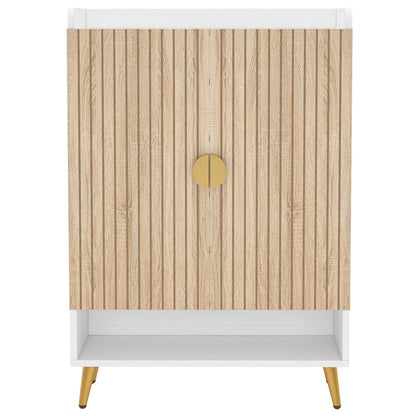 Shoe Cabinet With Doors, 7 Tier Storage Organizer