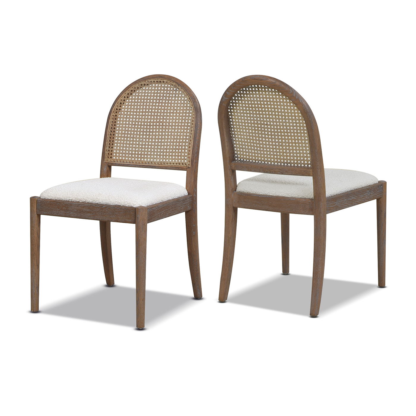 Panama - Curved Cane Side Dining Chair (Set of 2)