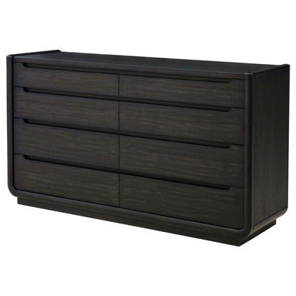 Bangor - 8 Drawer Bedroom Dresser Cabinet - Black