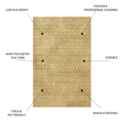 Macau - Non - Slip Accent Rug, Versatile Design