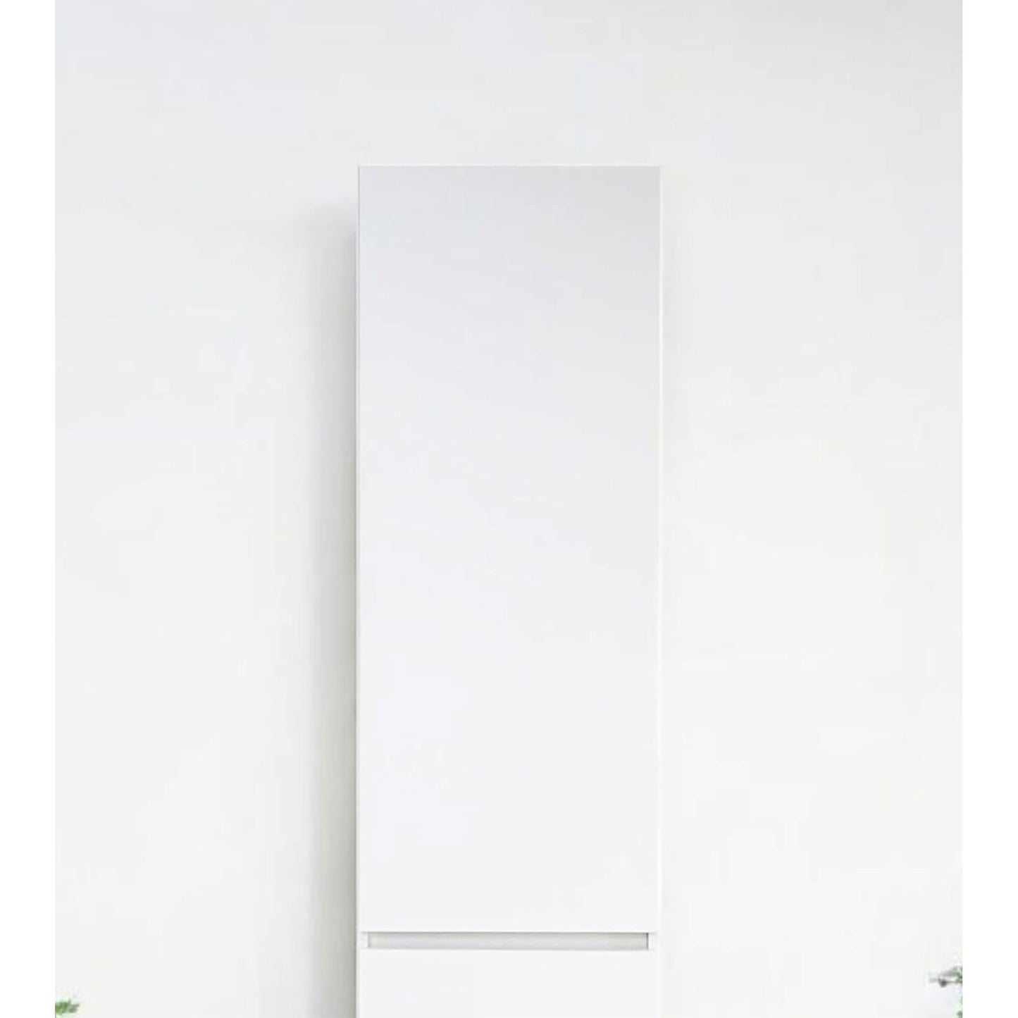 Elise - Slim Modular Wood Closet Cabinet With Drawers In Durable Melamine And Wood 71" Height - White