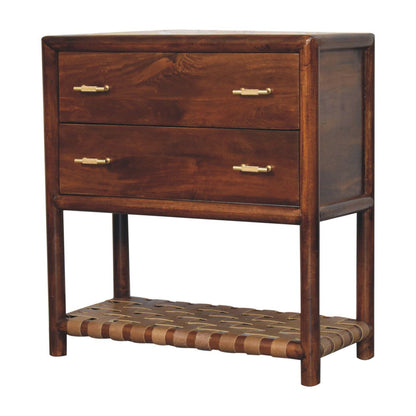 Regency - Woven 2 Drawer Nightstand - Brown