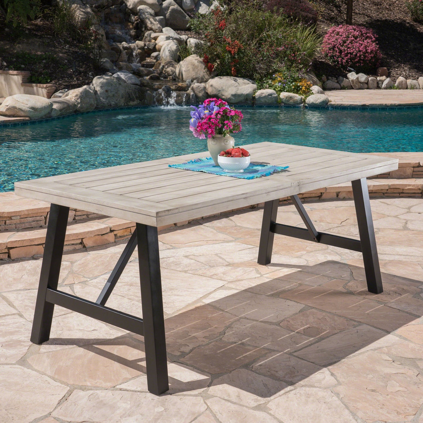 Bettina - Dining Table - Gray