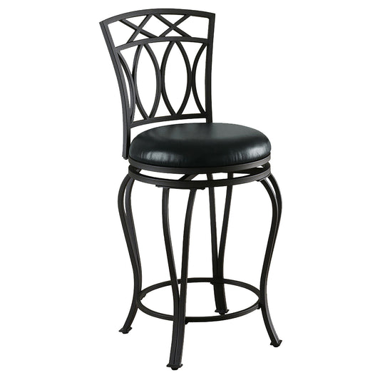 Swivel Stool With Upholstered Seat