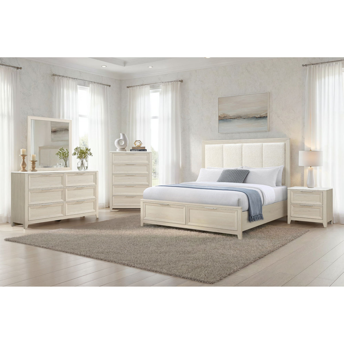 Melissa - Mirror Large Scale Mirror, Fits Matching Dresser