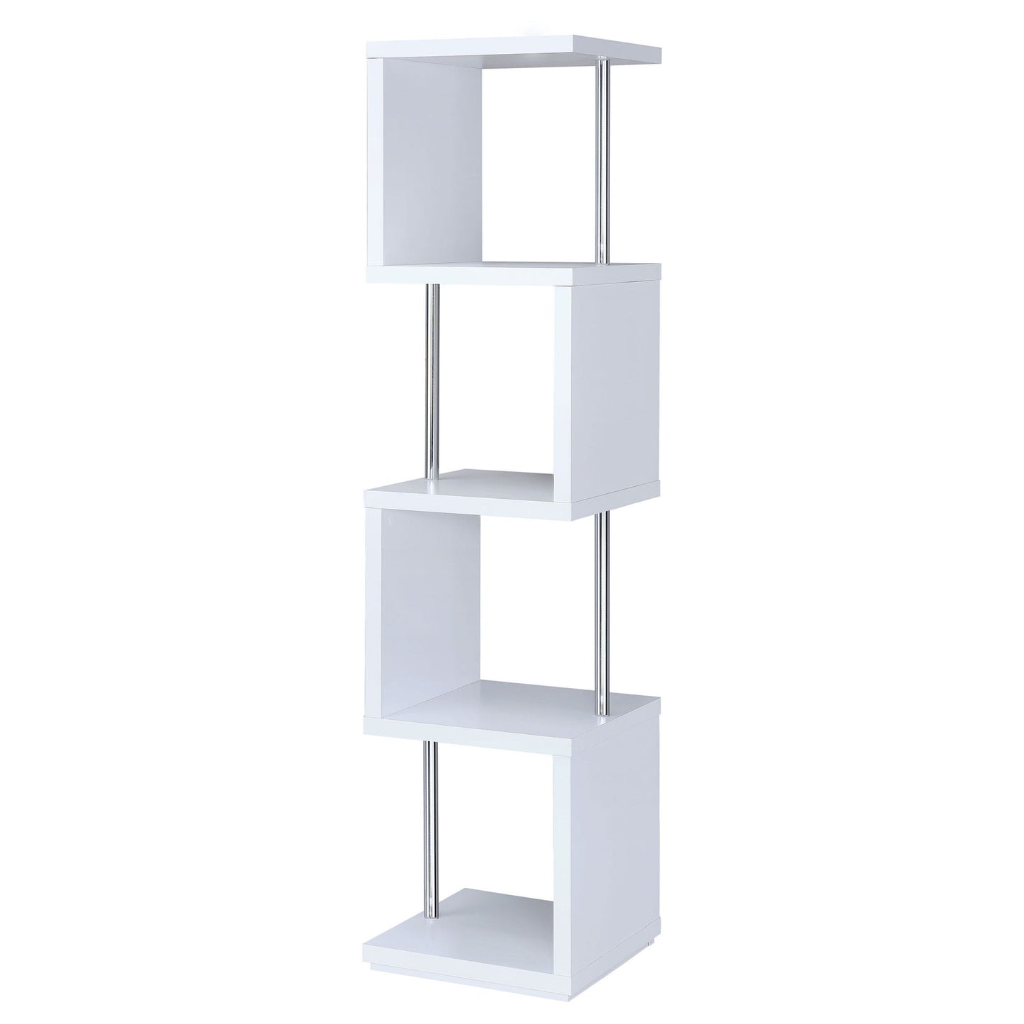 4 Tier Bookcase With Accents