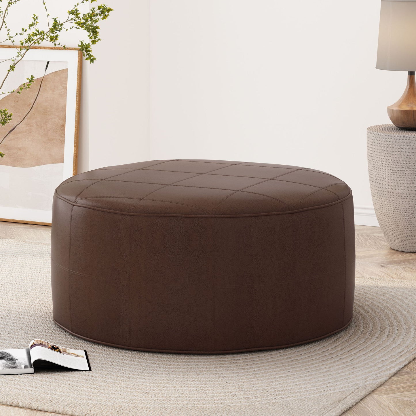 Rustic Style Ottoman