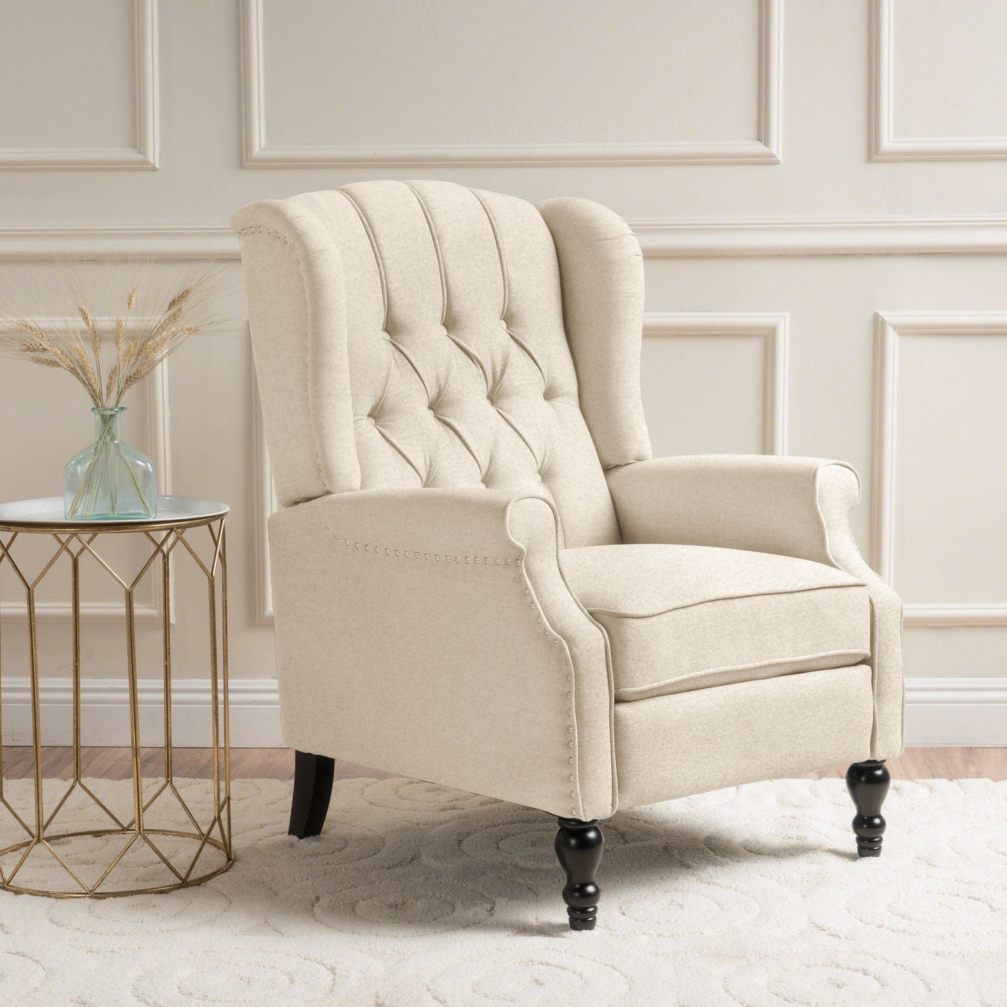 Tufted Arm Chair Recliner