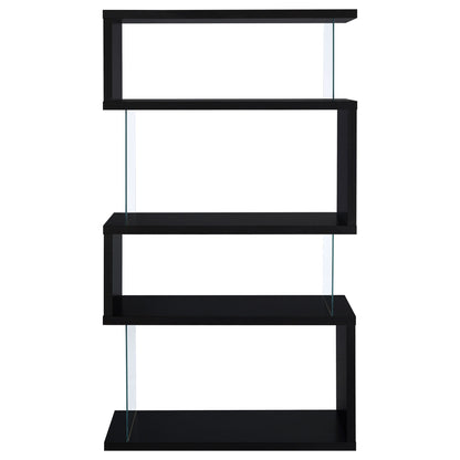 Elias - 4 Shelf Bookshelf With Zigzag Design