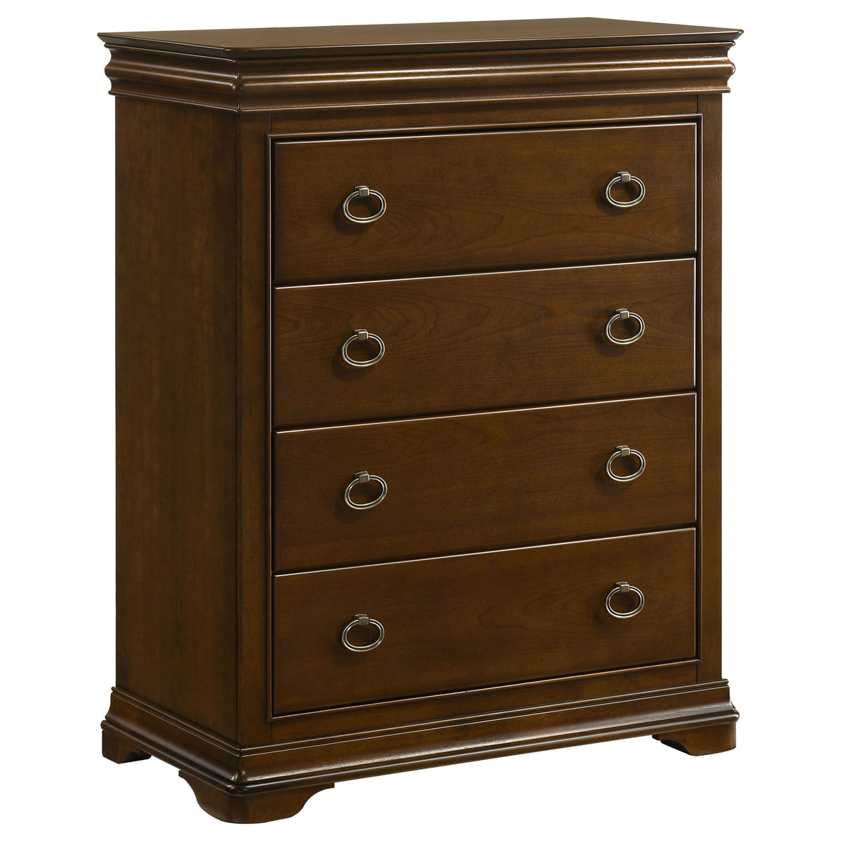 Leonide - 4 Drawer Chest - Cherry