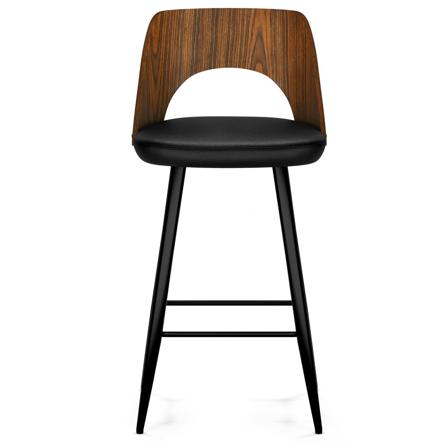 Micah - Counter Height Stool (Set of 2) - Black