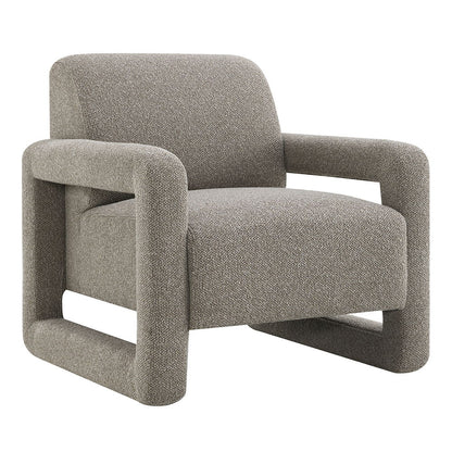Glenda - Accent Chair - Gray Chenille