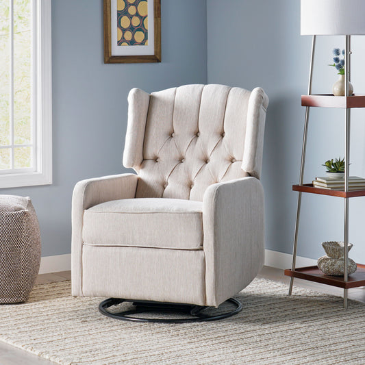 Classic Design, Manual Recliner Chair With 360 Degree Swivel