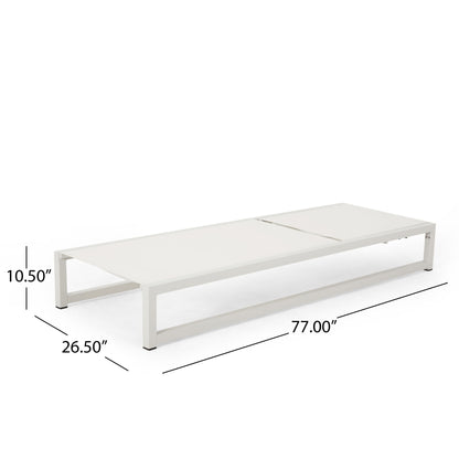 Venice - Classic Chaise Lounge With Adjustable Aluminum Frame