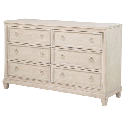 Wedner - 6 Drawer Dresser - Oak