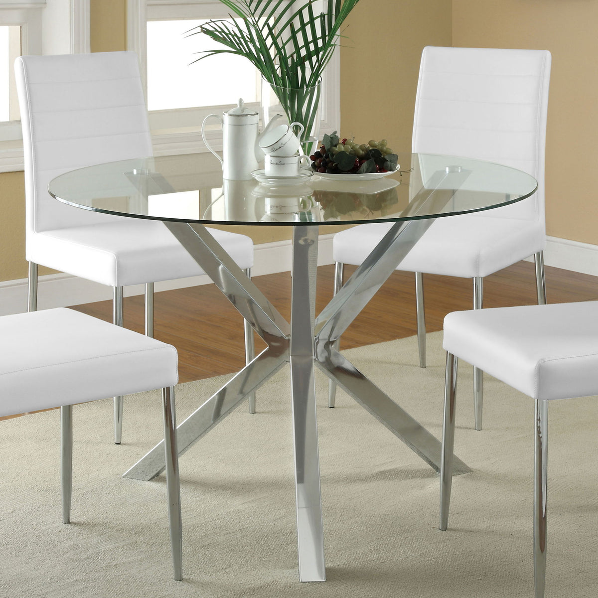 Isolde - Dining Table - Chrome