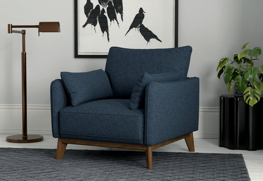 Chair - Blue - Solid Wood