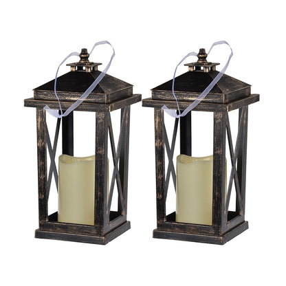 Menifee - Lantern With Led Candle (Set of 2)
