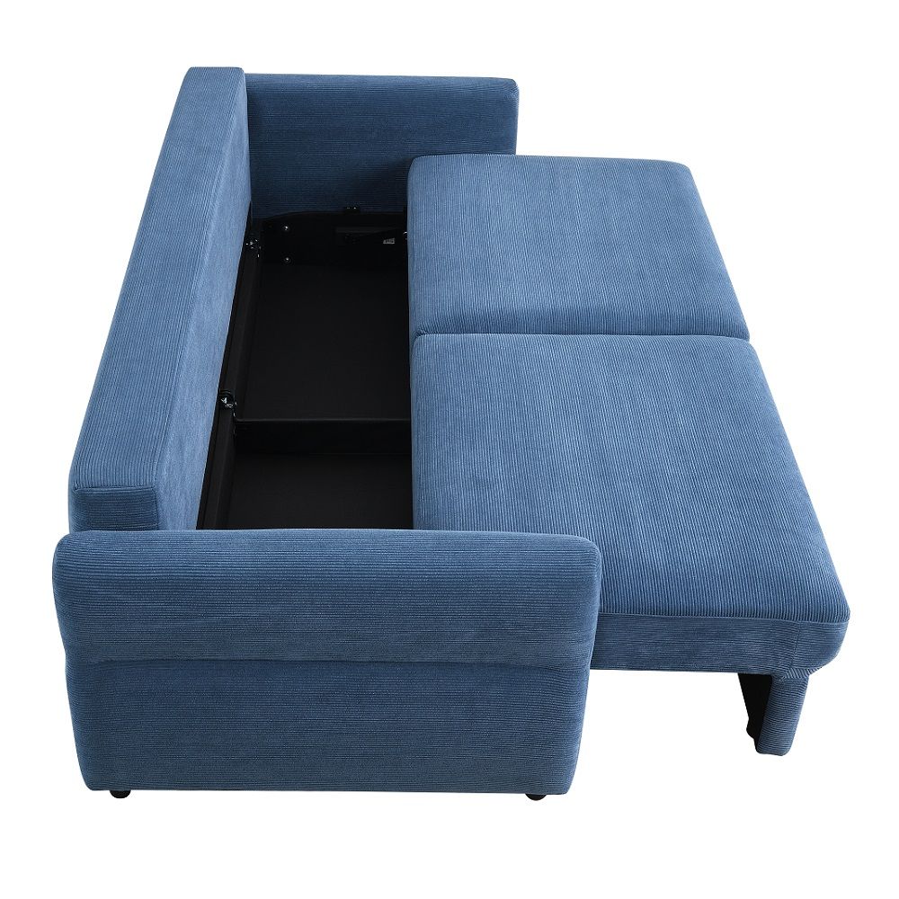 Haran - Sofa With Sleeper - Blue