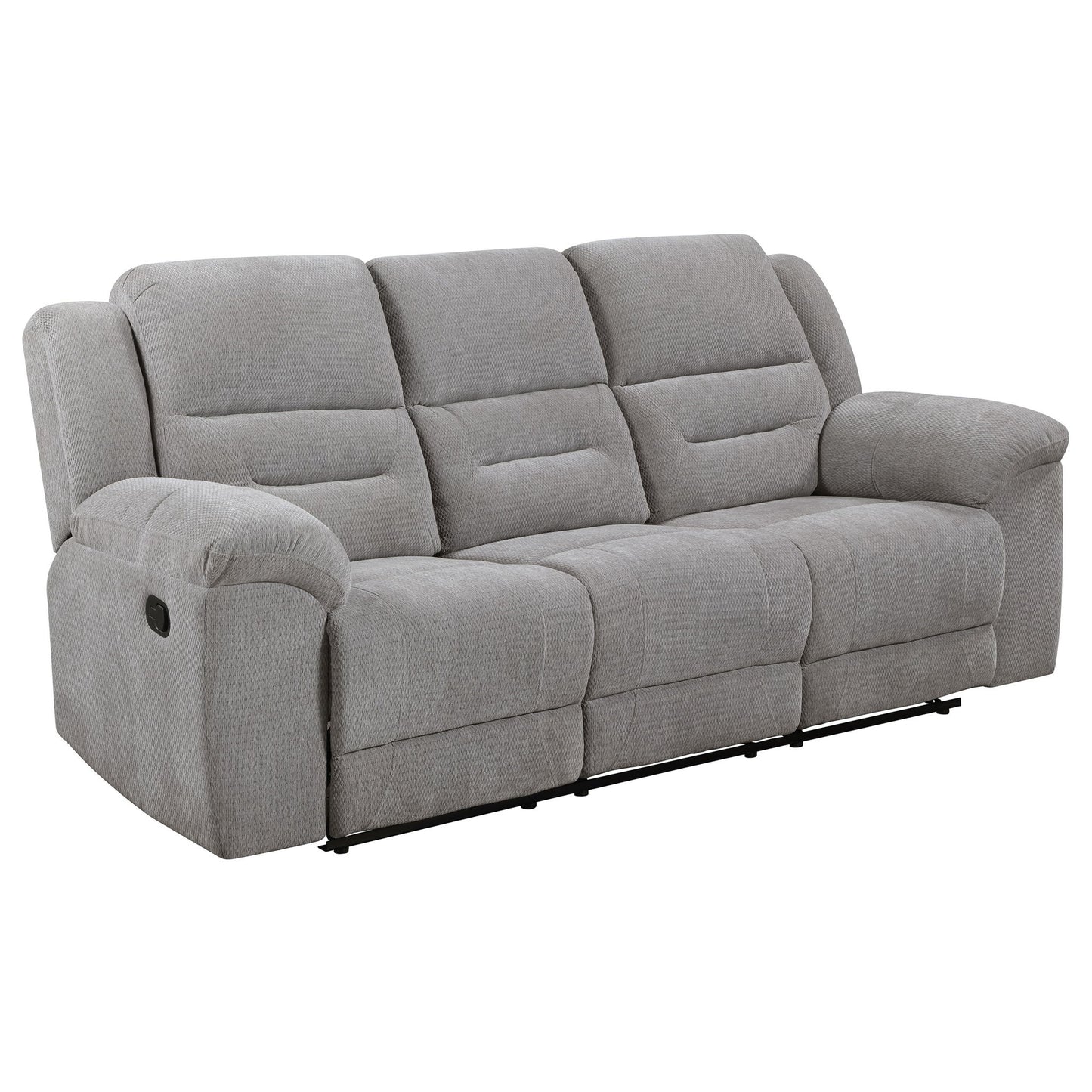 Sebring - Reclining Sofa With Manual Recline - Gray
