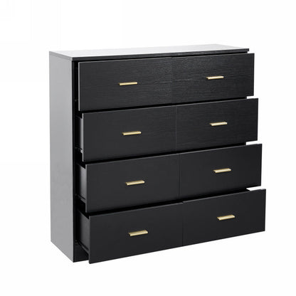 Modern Drawer Dresser For Bedroom, Ample Storage Wide Chest Of Drawers