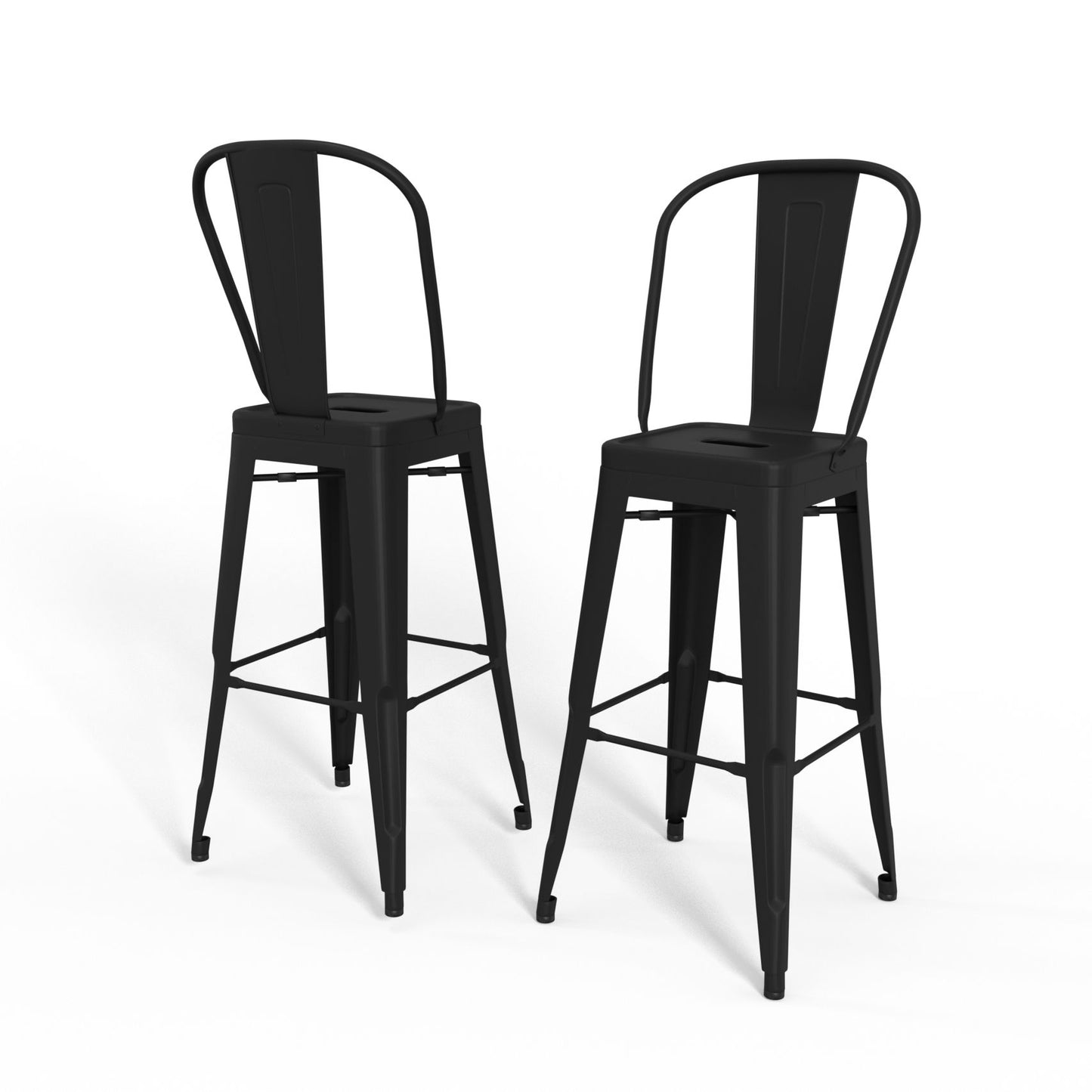 Fletcher - Handcrafted Metal Stool (Set of 2)