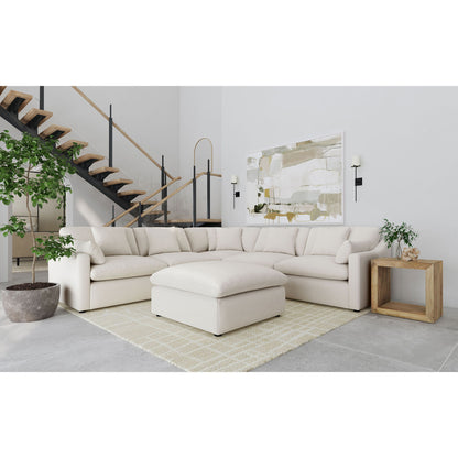 Greeley - 6 Piece Upholstered Modular Sectional Sofa - Ivory