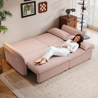 2 In 1 Convertible Sofa Bed, Multi Functional Living Room Furniture