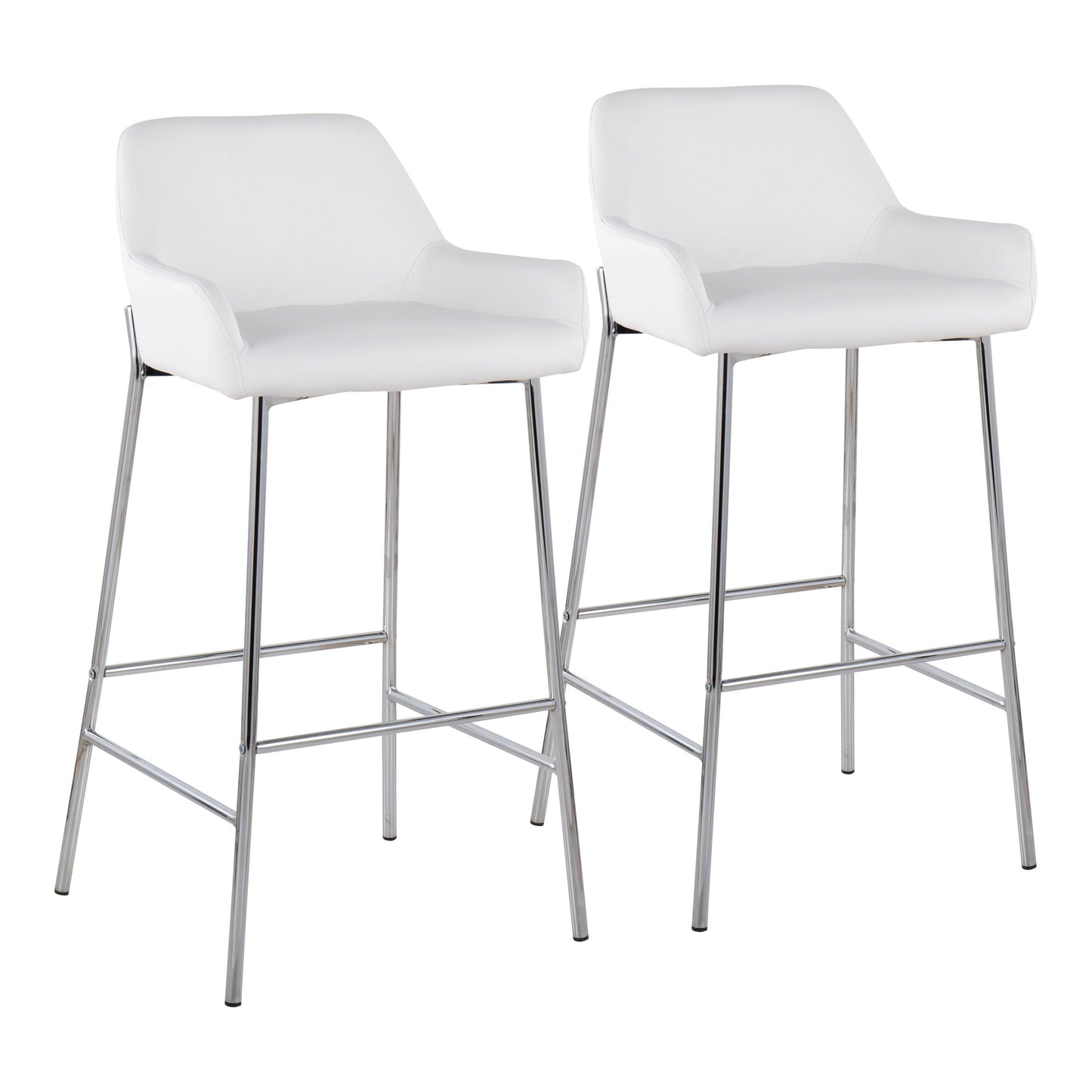 Daniella - Contemporary Fixed Height Barstool (Set of 2)