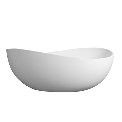 Freestanding Solid Surface Soaking Bathtub For Bathroom